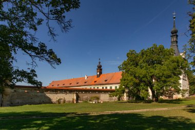 UHERCİS, CZECH Cumhuriyet - 8 Eylül 2023: Rönesans ve Barok Sarayı.