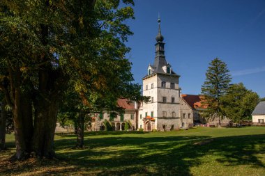 UHERCİS, CZECH Cumhuriyet - 8 Eylül 2023: Rönesans ve Barok Sarayı.
