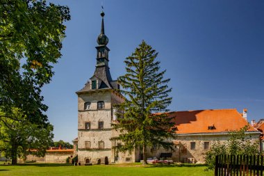 UHERCİS, CZECH Cumhuriyet - 8 Eylül 2023: Rönesans ve Barok Sarayı.