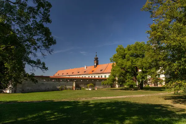 Uhercice Česká Republika Září 2023 Renesanční Barokní Palác — Stock fotografie