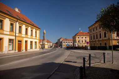 Jaromerice nad Rokytnou CZECH REPUBLIC - Eylül 06.2023 Barok ve Rönesans Şatosu.