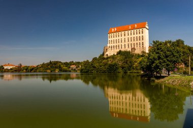 PLUMLOV, CZECH Cumhuriyet - Eylül 09; 2023: Plumlov Barok Sarayı.