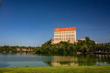 PLUMLOV, CZECH Cumhuriyet - Eylül 09; 2023: Plumlov Barok Sarayı.