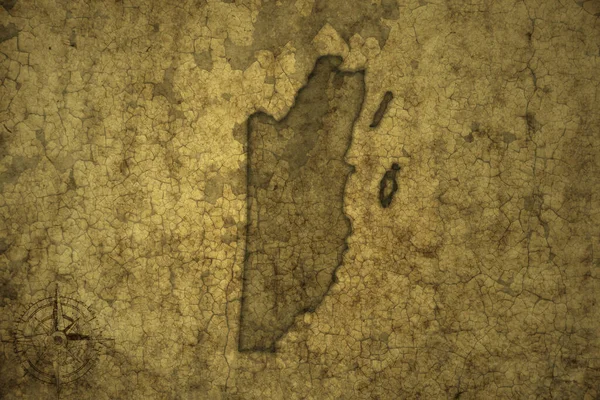 Mappa Belize Vecchio Sfondo Carta Crack Vintage Illustrazione — Foto Stock
