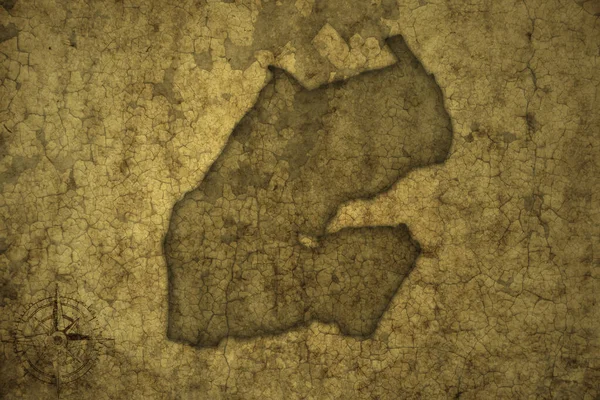 Карта Джибути Старом Винтажном Бумажном Фоне Крэка Иллюстрация — стоковое фото