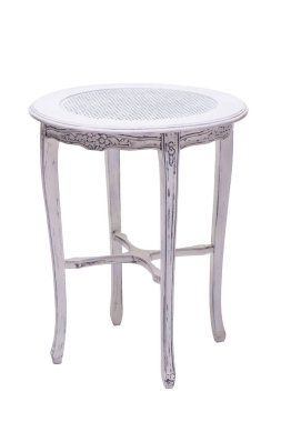 Beyaz arka planda tahta kesim, izole et.