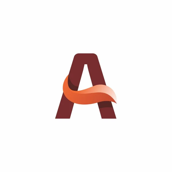 Fox Letter Logo Initial Design Vos Logo — Stockvector