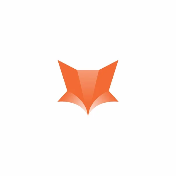 Fox Head Abstract Logo Fox Icon Design — Stock Vector