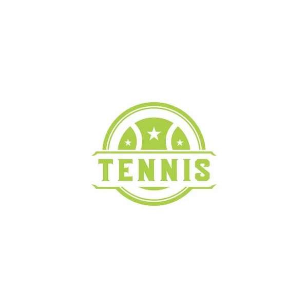Λογότυπο Του Τένις Εικονογράφηση Διανύσματος — Διανυσματικό Αρχείο