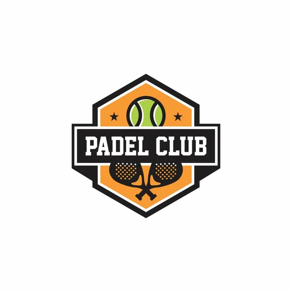 Λογότυπο Σήματος Padell Μοντέρνο Μινιμαλιστικό Στυλ Λογότυπο Padel Club — Διανυσματικό Αρχείο