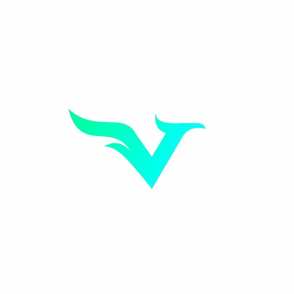 Eagle Logo Design Wing Logo Ícone Falcão — Vetor de Stock