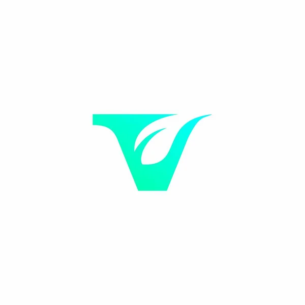 Diseño Del Logotipo Hoja Icono Crecimiento Símbolo Hoja — Archivo Imágenes Vectoriales