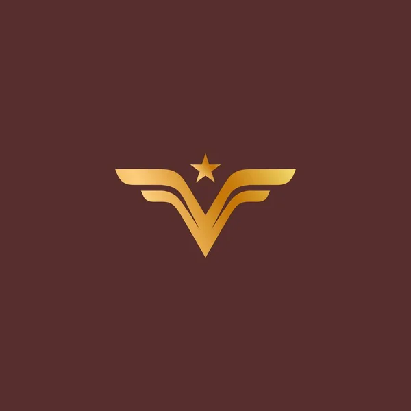 Vektorová Ilustrace Loga Star Počáteční Logo — Stockový vektor