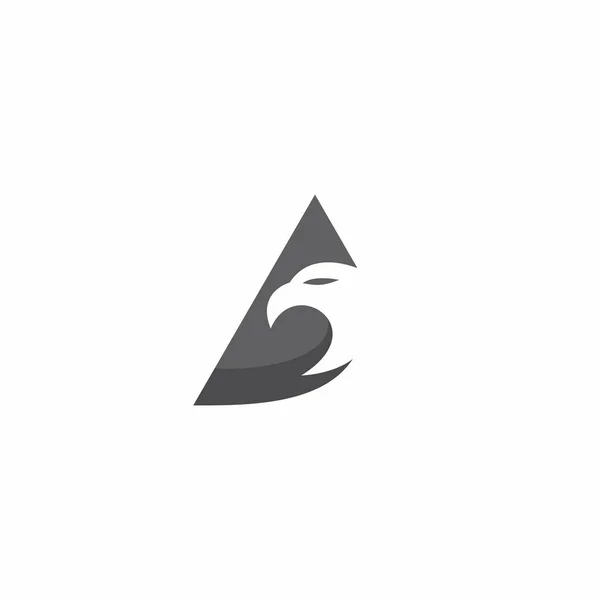 Logotipo Águia Carta Águia Logo Design —  Vetores de Stock