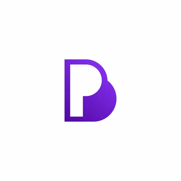 Logo Design Letter Eerste Vectorontwerp — Stockvector
