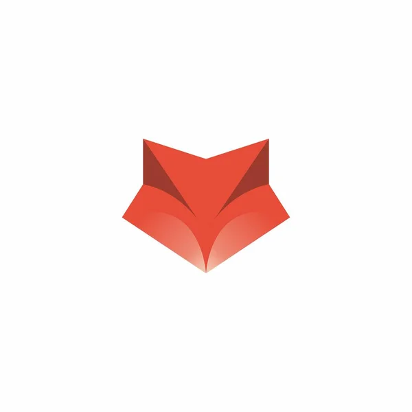 Αφηρημένη Λογότυπο Fox Head Εικόνα Fox Vector — Διανυσματικό Αρχείο