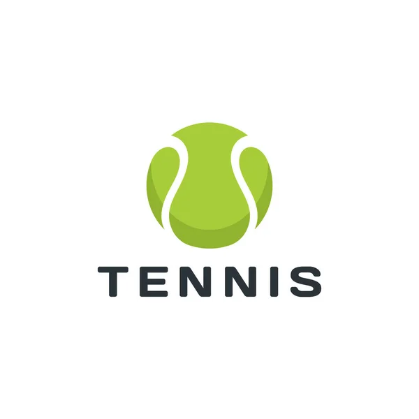 stock vector Tennis Ball Logo. Ball Icon vector Illustration