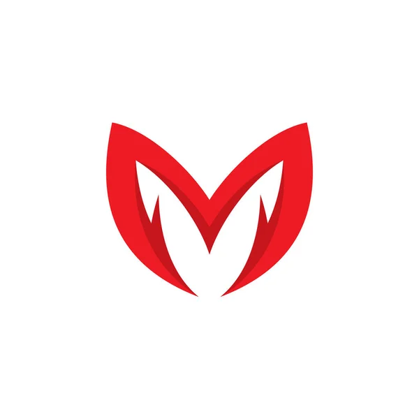 M标志强 字母M Icon Your Business Initial Logo — 图库矢量图片