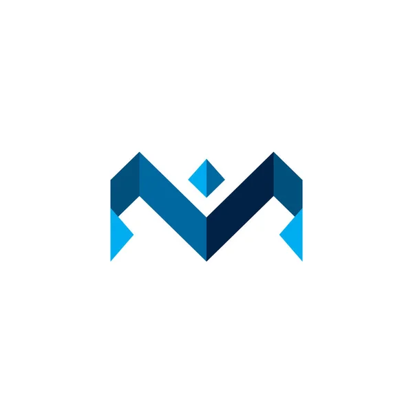M标志贵公司的现代设计 — 图库矢量图片