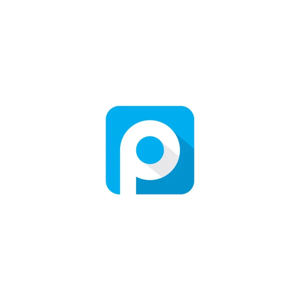 Logo Pictogram Eenvoudig Modern Design Brief Vector — Stockvector