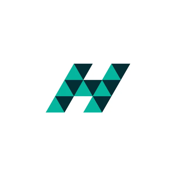 Logo Design Letter Initial Design Geometric Logo — Stock Vector