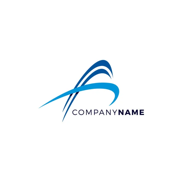 Carta Logotipo Abstrato Logotipo Financeiro —  Vetores de Stock