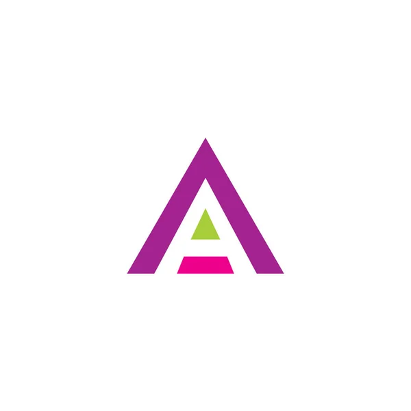 Letter Modern Logo Initiaal Logo Eenvoudig — Stockvector