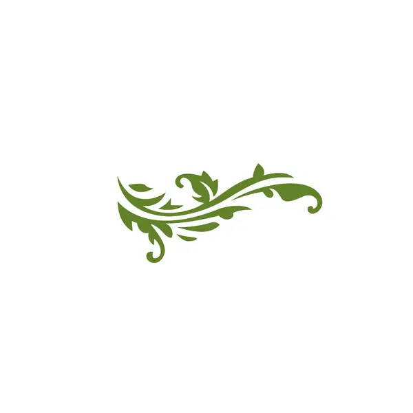 Цветочный Векторный Дизайн Дизайн Листового Ботанического Логотипа Красоты Натурального Органического — стоковый вектор