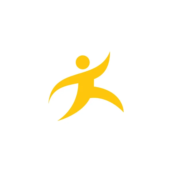 İnsanlar Simge Sarı Rengi Atlıyor. Logoyu çalıştır. İnsan Özeti