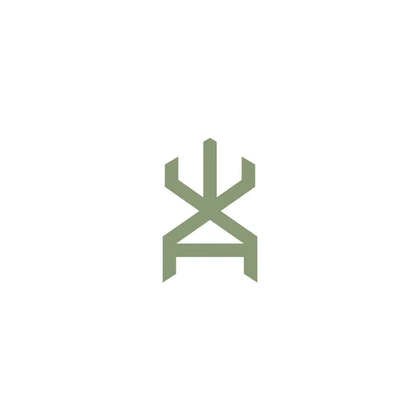 Logo Symbool Eenvoudig Logo Ontwerp — Stockvector