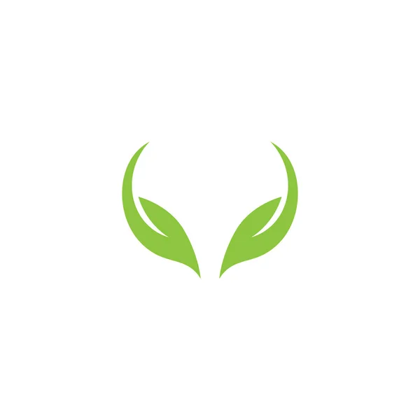 Logo Eco Care Semplice Tuo Marchio — Vettoriale Stock