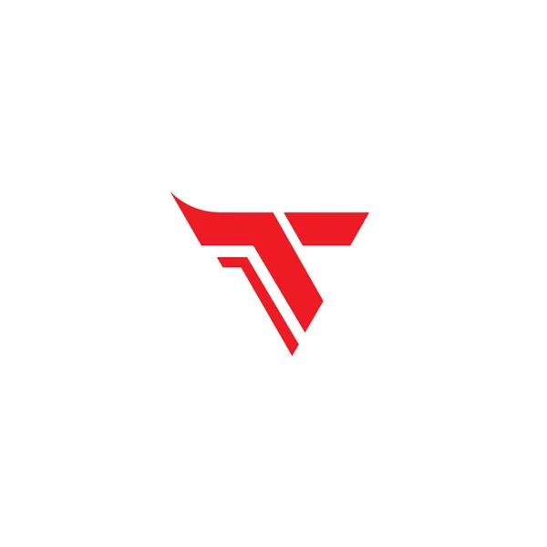 Konzept Logo Als Dreieck Buchstabe Logo — Stockvektor
