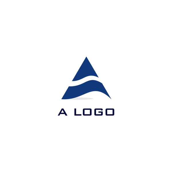 Logo Abstract Simple Carta Wave Logo Design —  Vetores de Stock