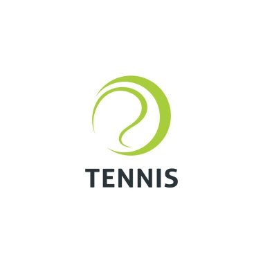 Tenis logosu basit. Tenis Kulübü Logosu