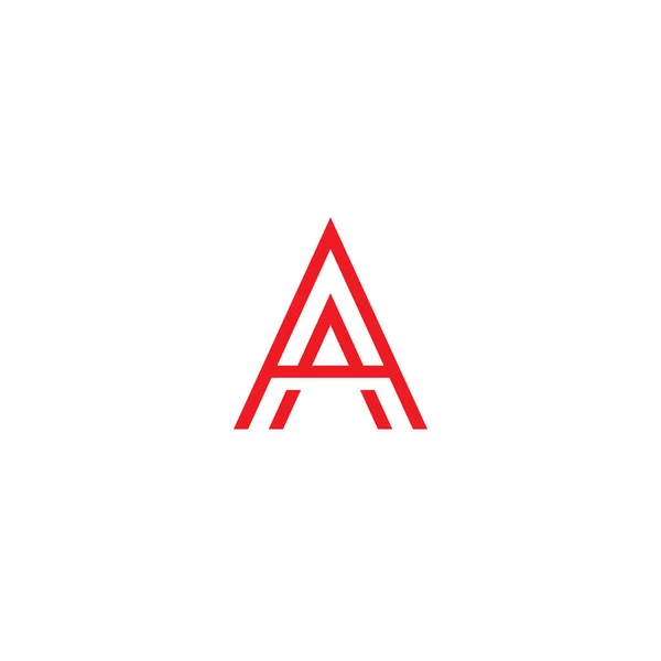 Γράμμα Και Ένα Λογότυπο Αρχικός Σχεδιασμός Λογότυπου — Διανυσματικό Αρχείο