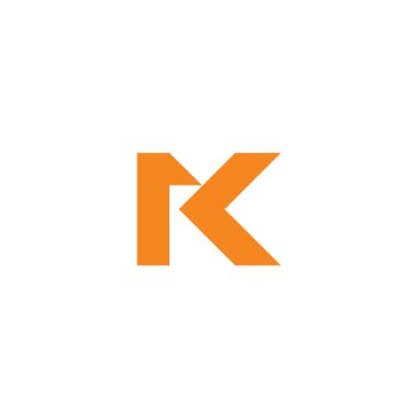 RK Logosu basit. K Logosu Modern Tasarım