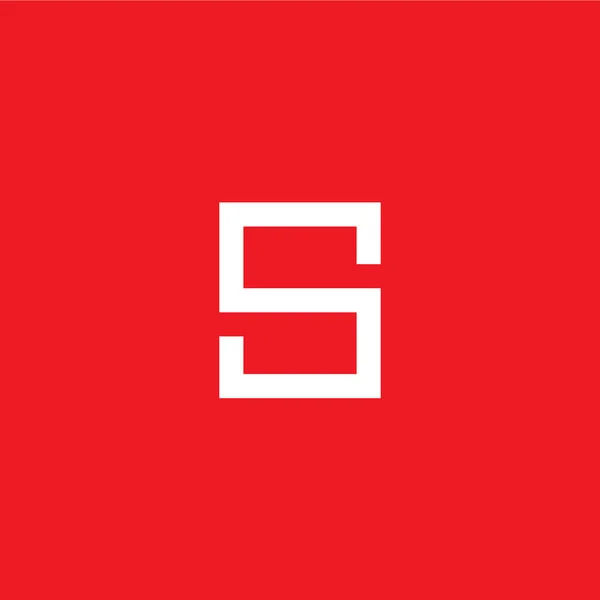 Projekt Logo Square Ikona Litery — Wektor stockowy