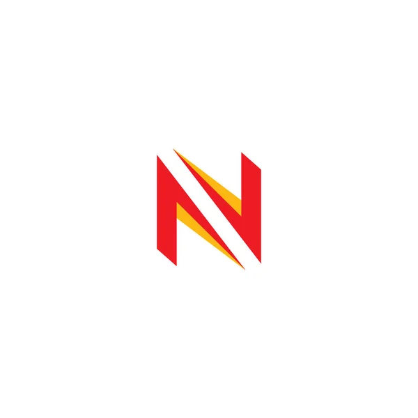 List Logo Projektowanie Logo Abstrakcyjne — Wektor stockowy