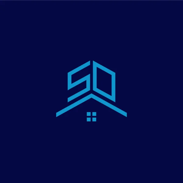 Home Logo Design Logotipo Imobiliário —  Vetores de Stock