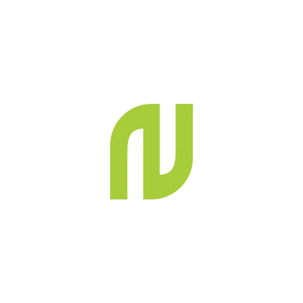 Символ Логотипа Nature Логотип Буквы — стоковый вектор