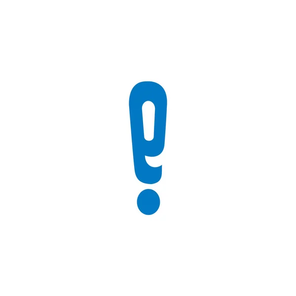 Letra Sonrisa Logo Simple — Vector de stock