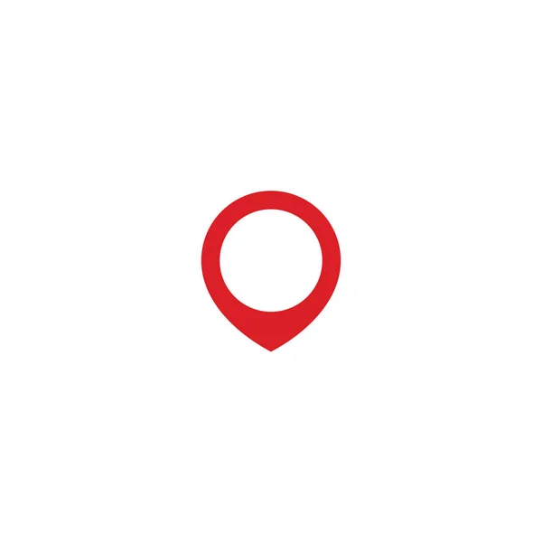 Логотип Pin Location Символ Местонахождения — стоковый вектор