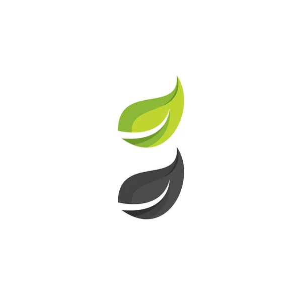 Дизайн Leaf Vector Leaf Icon Vector — стоковый вектор