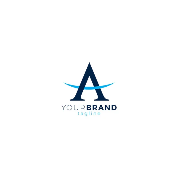 Letter Logo Simple Smile Initial Logo — Stock Vector