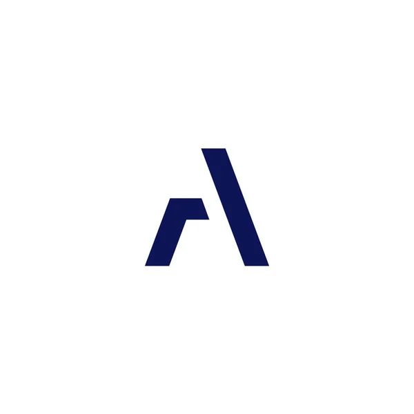 Carta Minimalista Logotipo Simples Logotipo Inicial —  Vetores de Stock