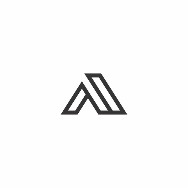 Carta Logo Inicial Linha Logo Design —  Vetores de Stock