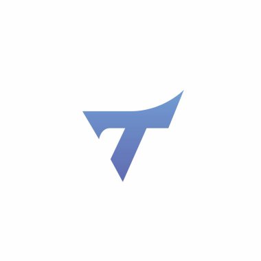T Arrow Harfi Logo Tasarımı T Büyüme Tasarımı