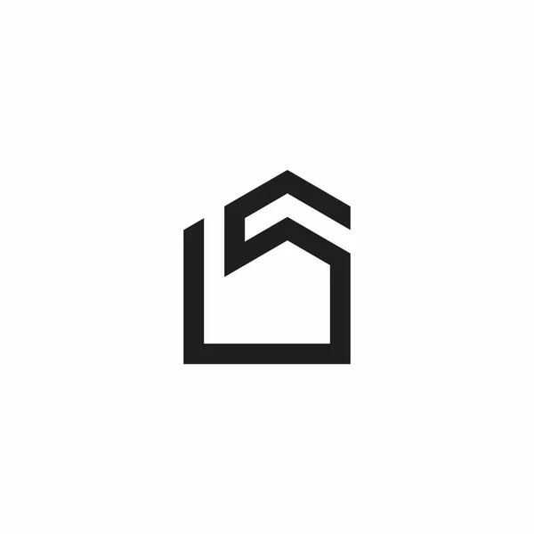 Домашний Дизайн Недвижимость — стоковый вектор