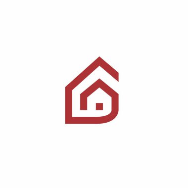 G Ev Logosu Tasarımı. G Harfi Emlak