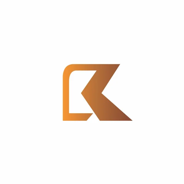 Σχεδιασμός Λογότυπου Γράμμα Απλό Λογότυπο — Διανυσματικό Αρχείο